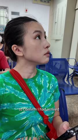 Hospital visit vlog, source video at 0:26