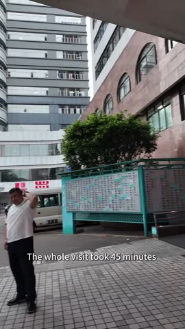 Hospital visit vlog, source video at 1:19